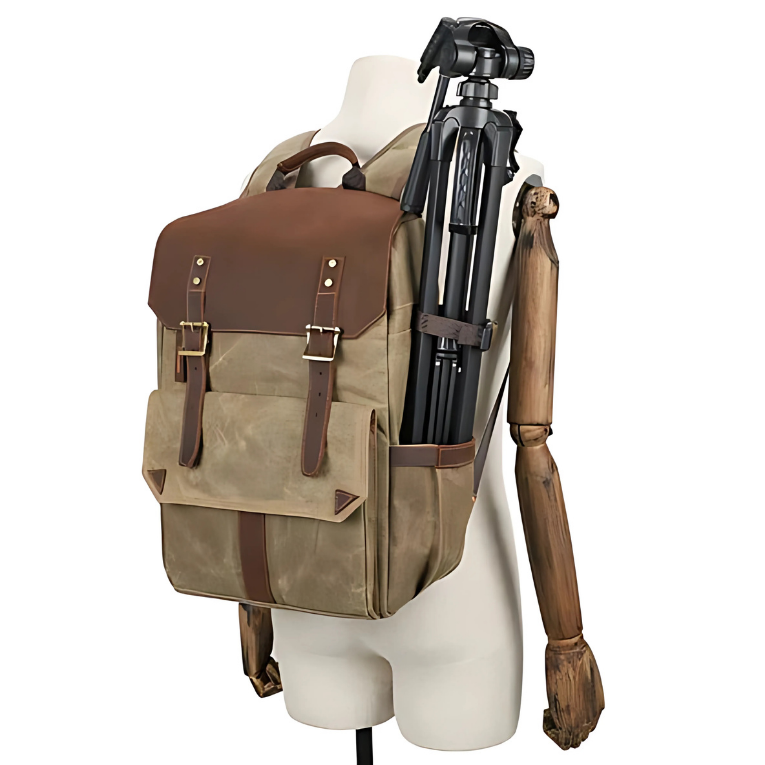 Tossae Vintage Camera Adventure Backpack
